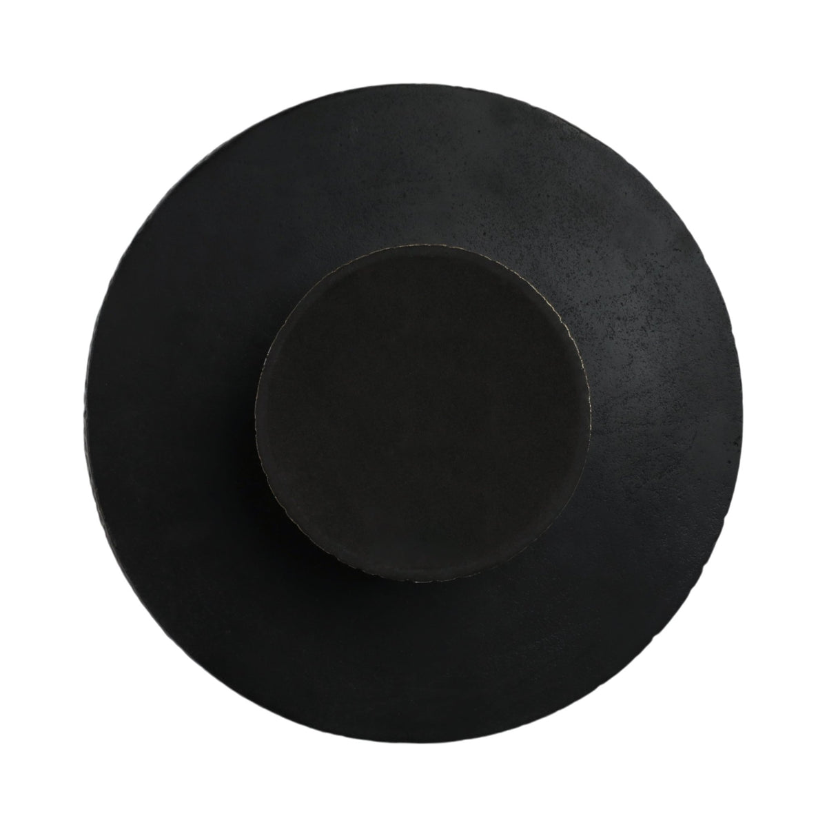 14" Cali Metal Pedestal Tray, Black Table Decors| Sagebrook Home