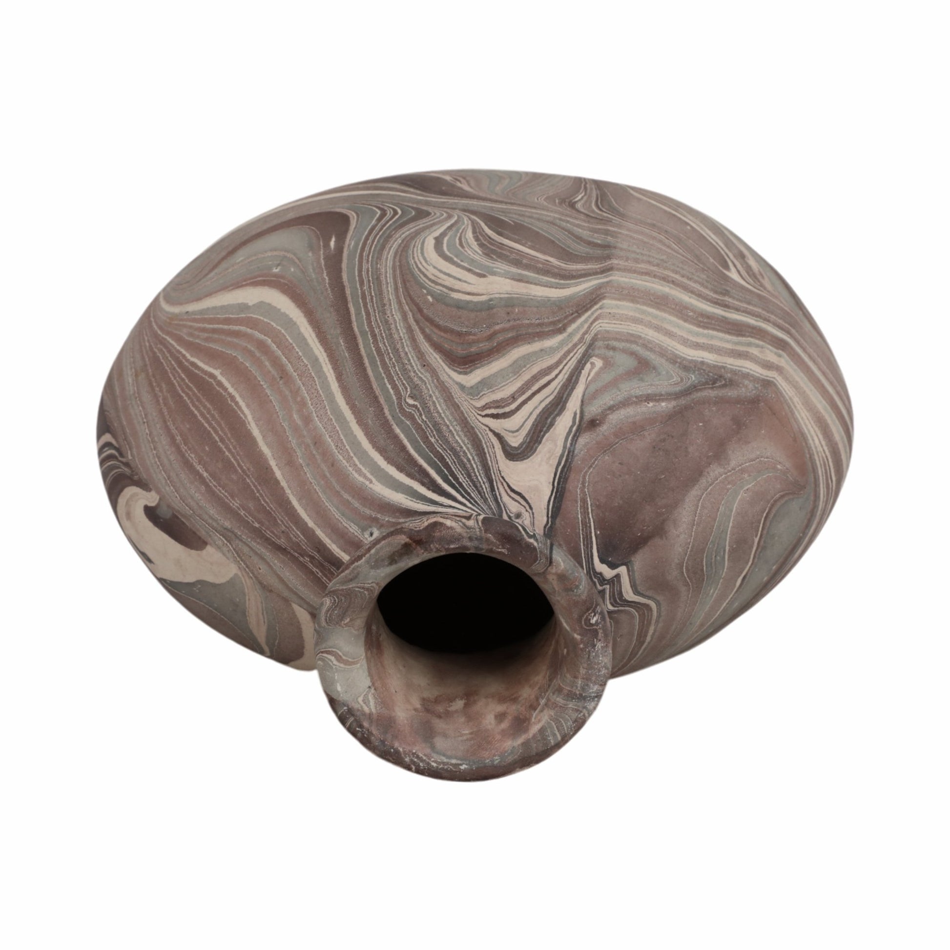 14" CARRANA MEDIUM BROWN ECOMIX VASE Vases and Jars| Sagebrook Home
