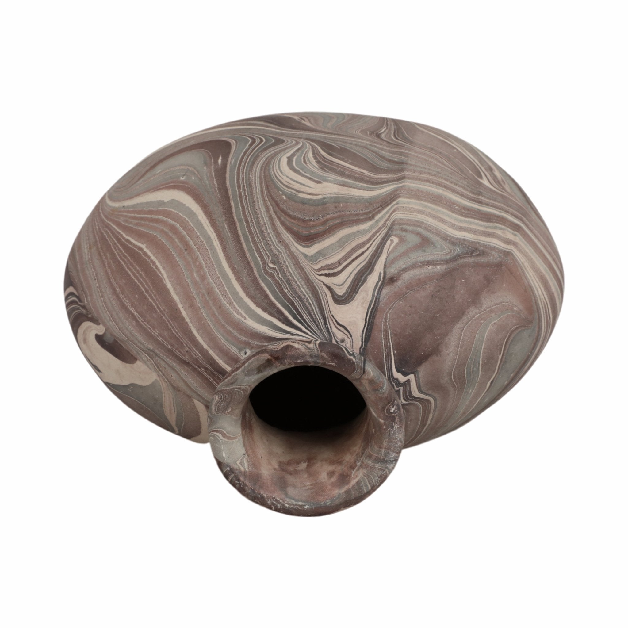 14" CARRANA MEDIUM BROWN ECOMIX VASE Vases and Jars| Sagebrook Home