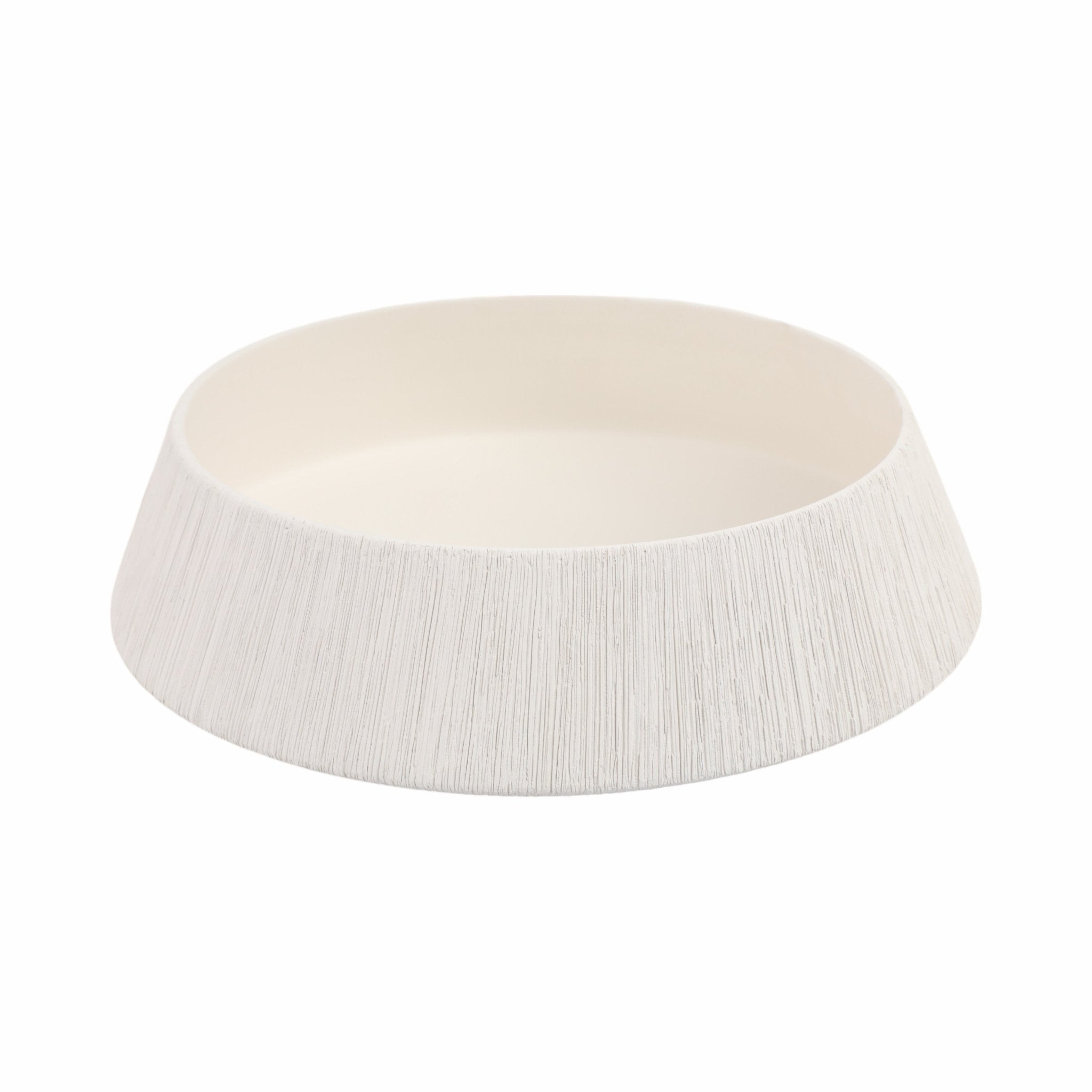 14" Cascais White Portugal Bowl Table Decors| Sagebrook Home