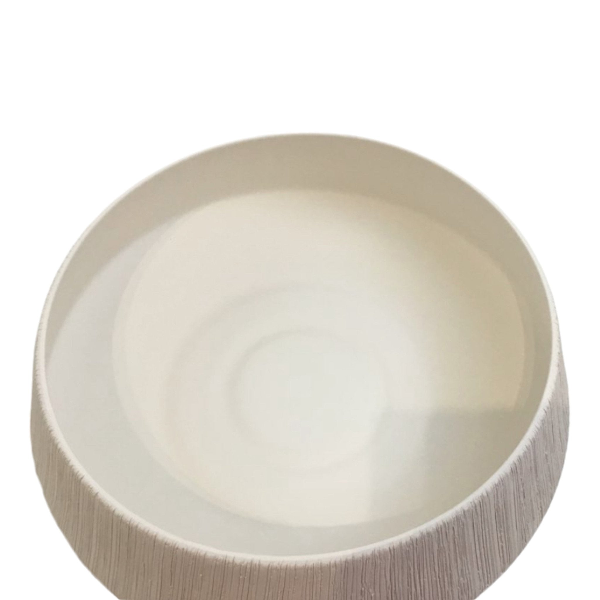 14" Cascais White Portugal Bowl Table Decors| Sagebrook Home