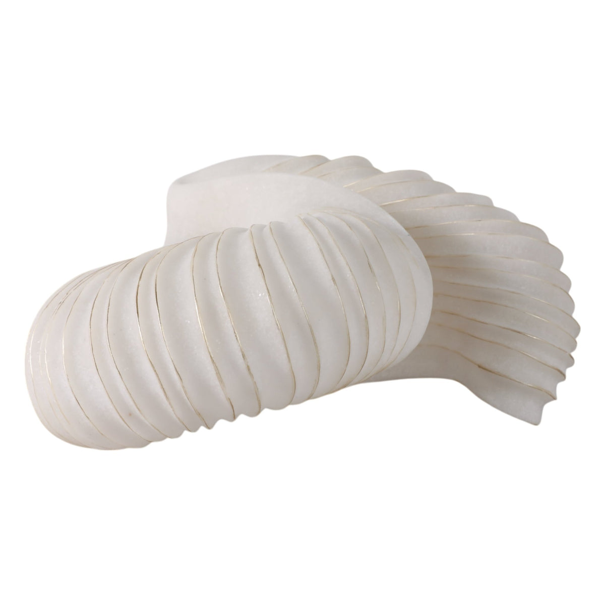 14" EVANSTON QUARTZ RESIN SHELL STATUARY, WHITE Table Decors| Sagebrook Home