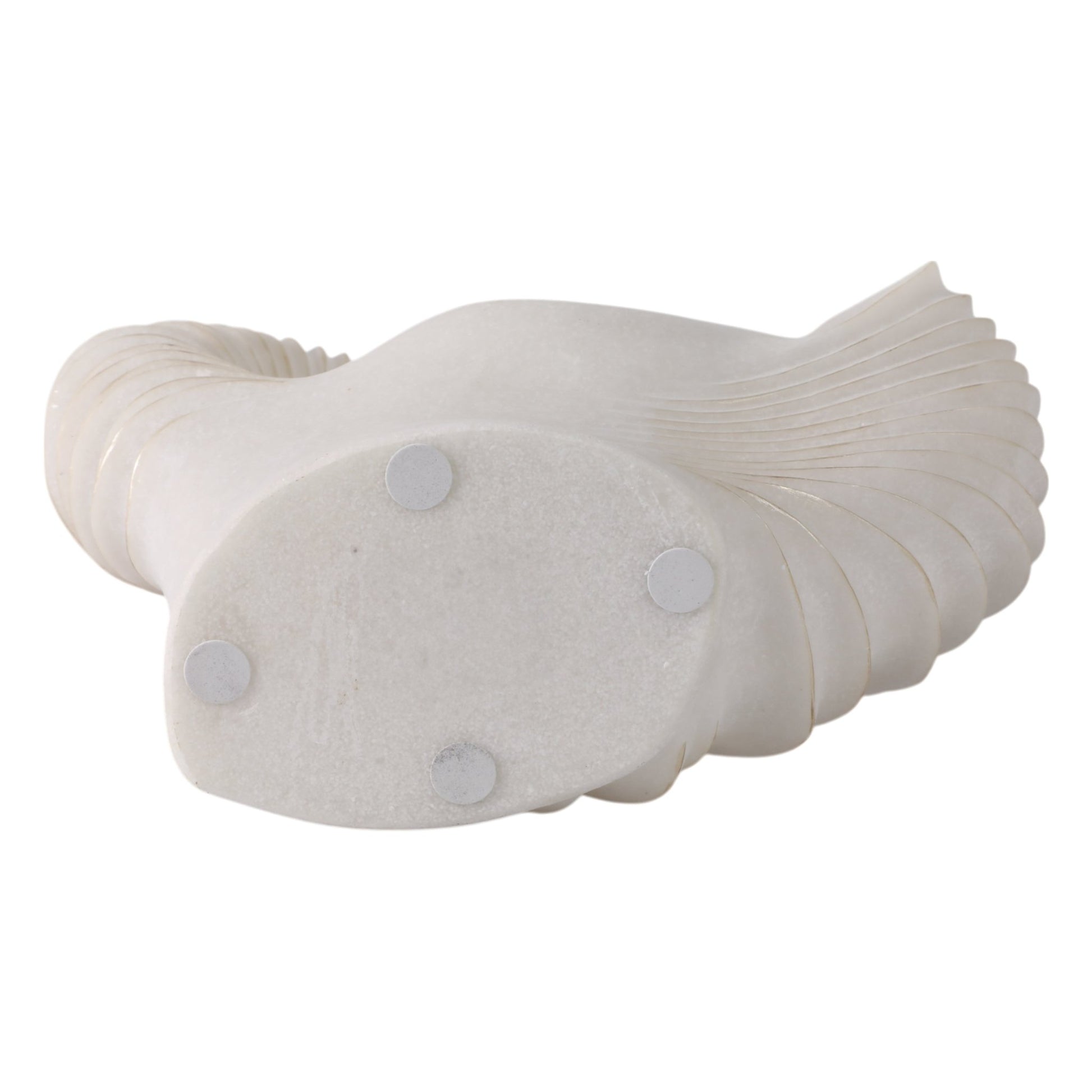 14" EVANSTON QUARTZ RESIN SHELL STATUARY, WHITE Table Decors| Sagebrook Home