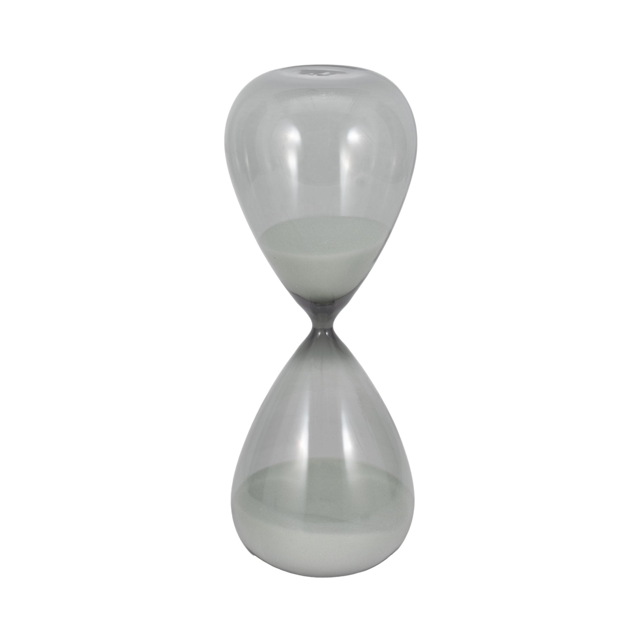14" Giza Small Grey Hourglass Table Decors| Sagebrook Home