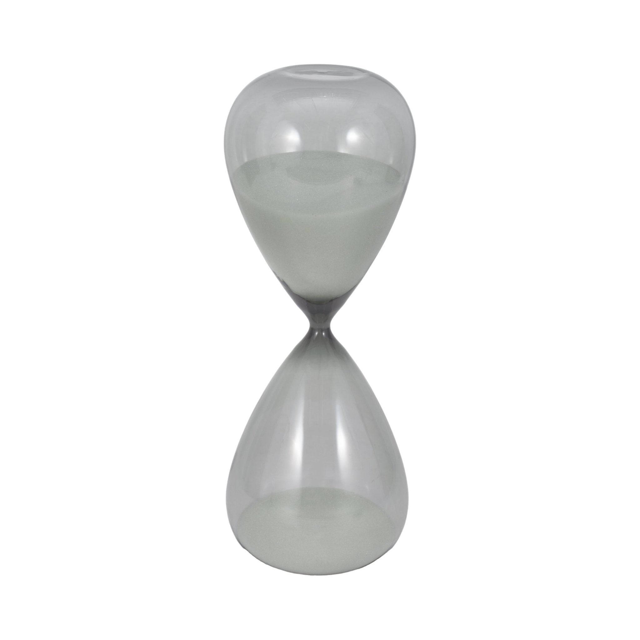 14" Giza Small Grey Hourglass Table Decors| Sagebrook Home