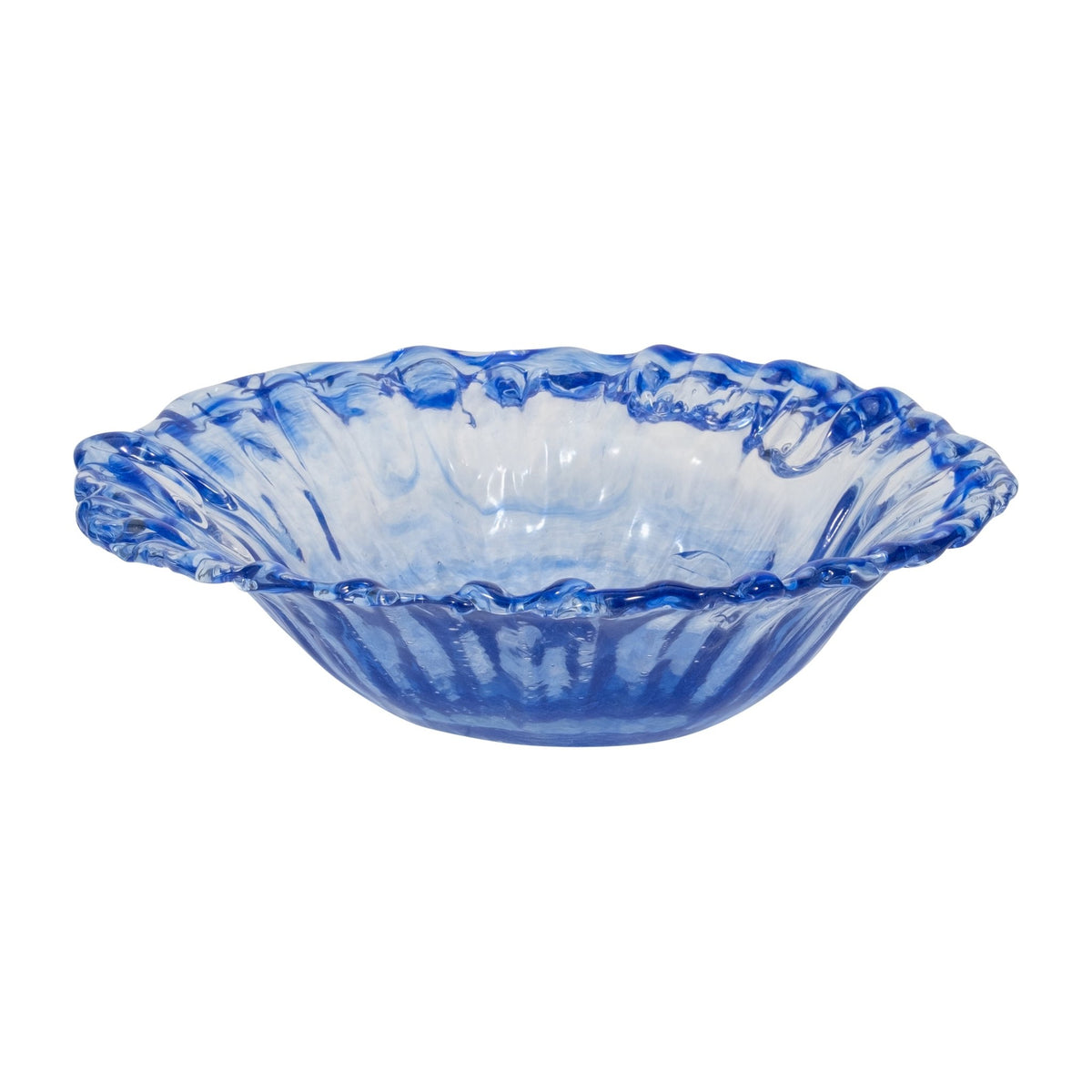 14" HARRISON LARGE BLUE BOWL Table Decors| Sagebrook Home