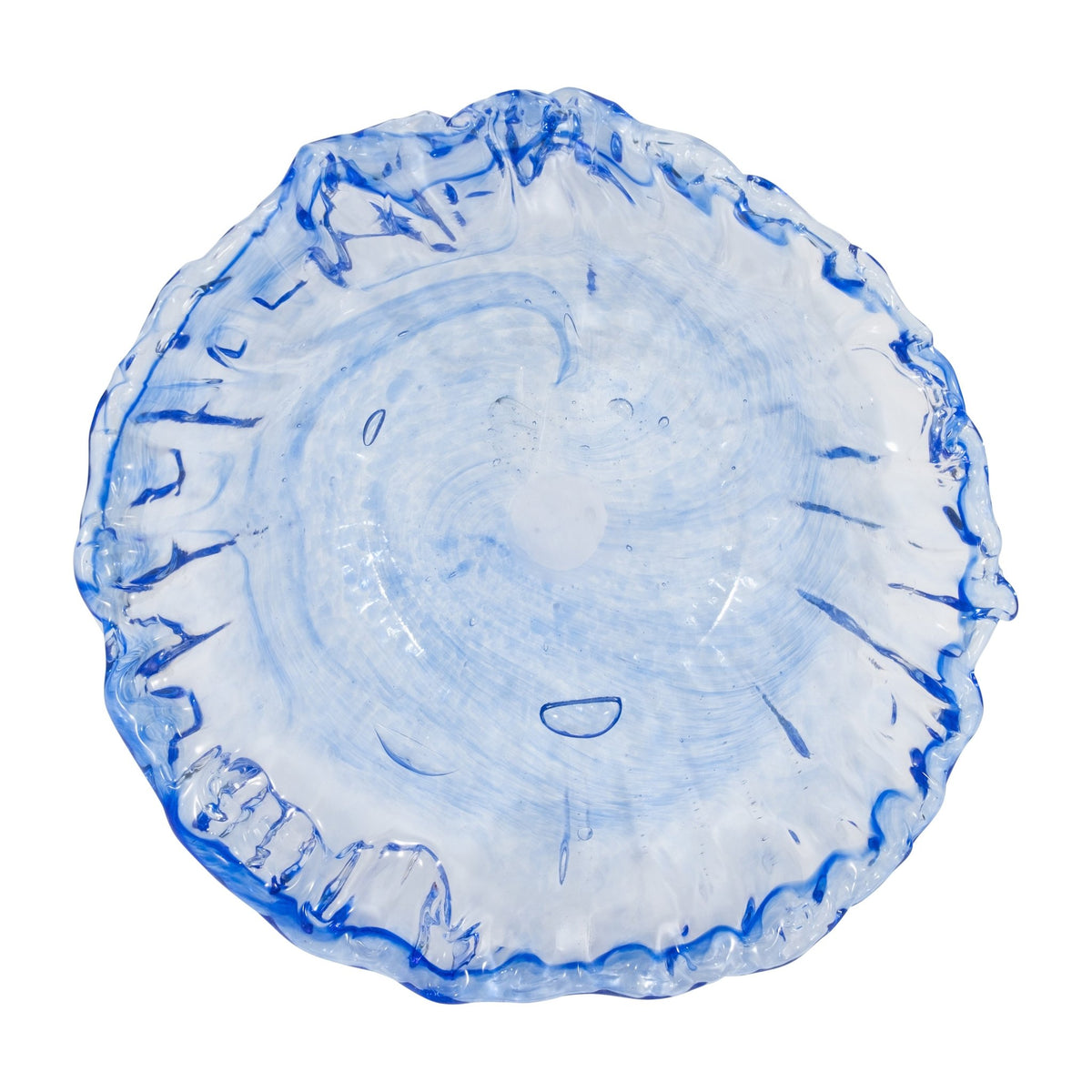 14" HARRISON LARGE BLUE BOWL Table Decors| Sagebrook Home
