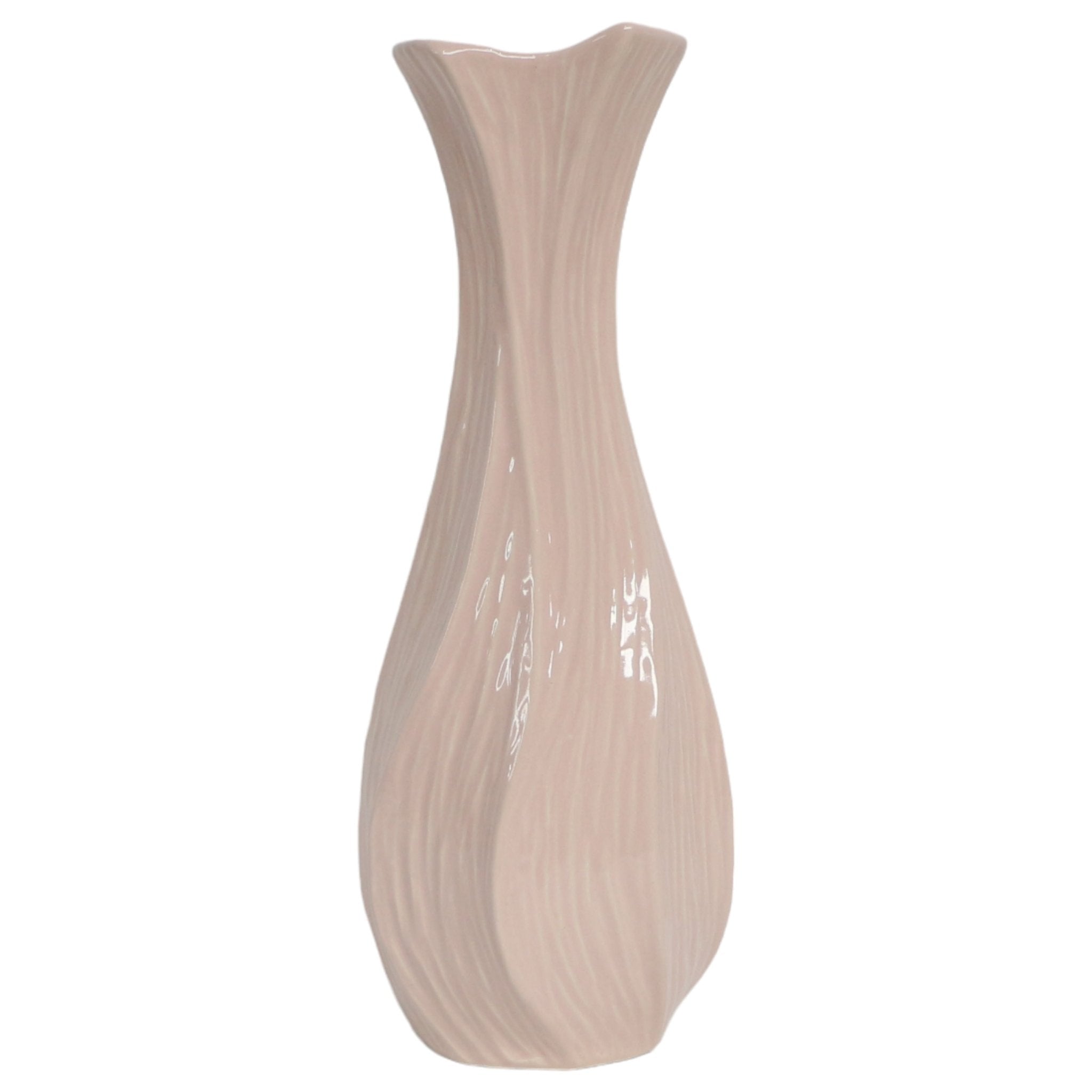 14" Madison Large Pink Vase Vases and Jars| Sagebrook Home