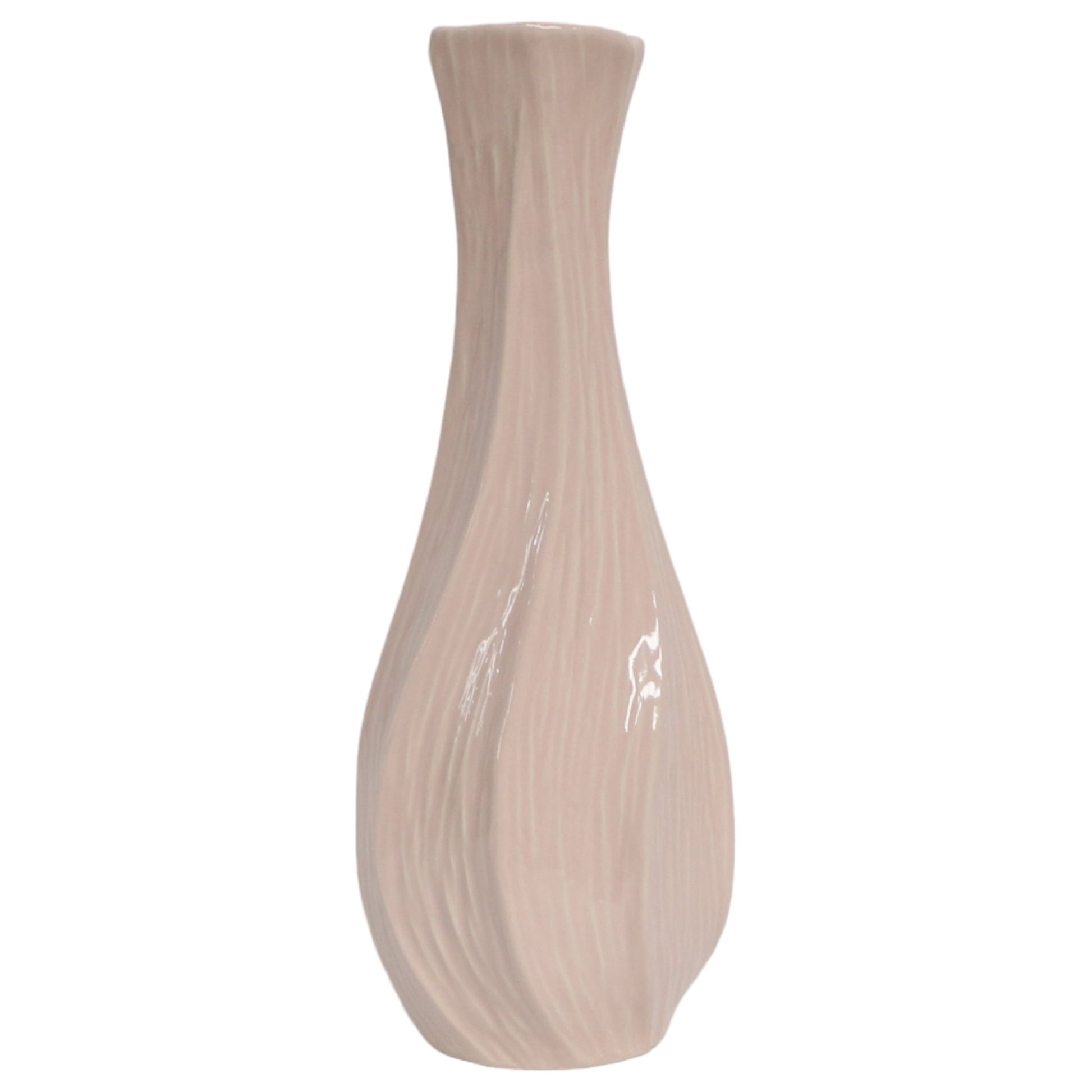 14" Madison Large Pink Vase Vases and Jars| Sagebrook Home