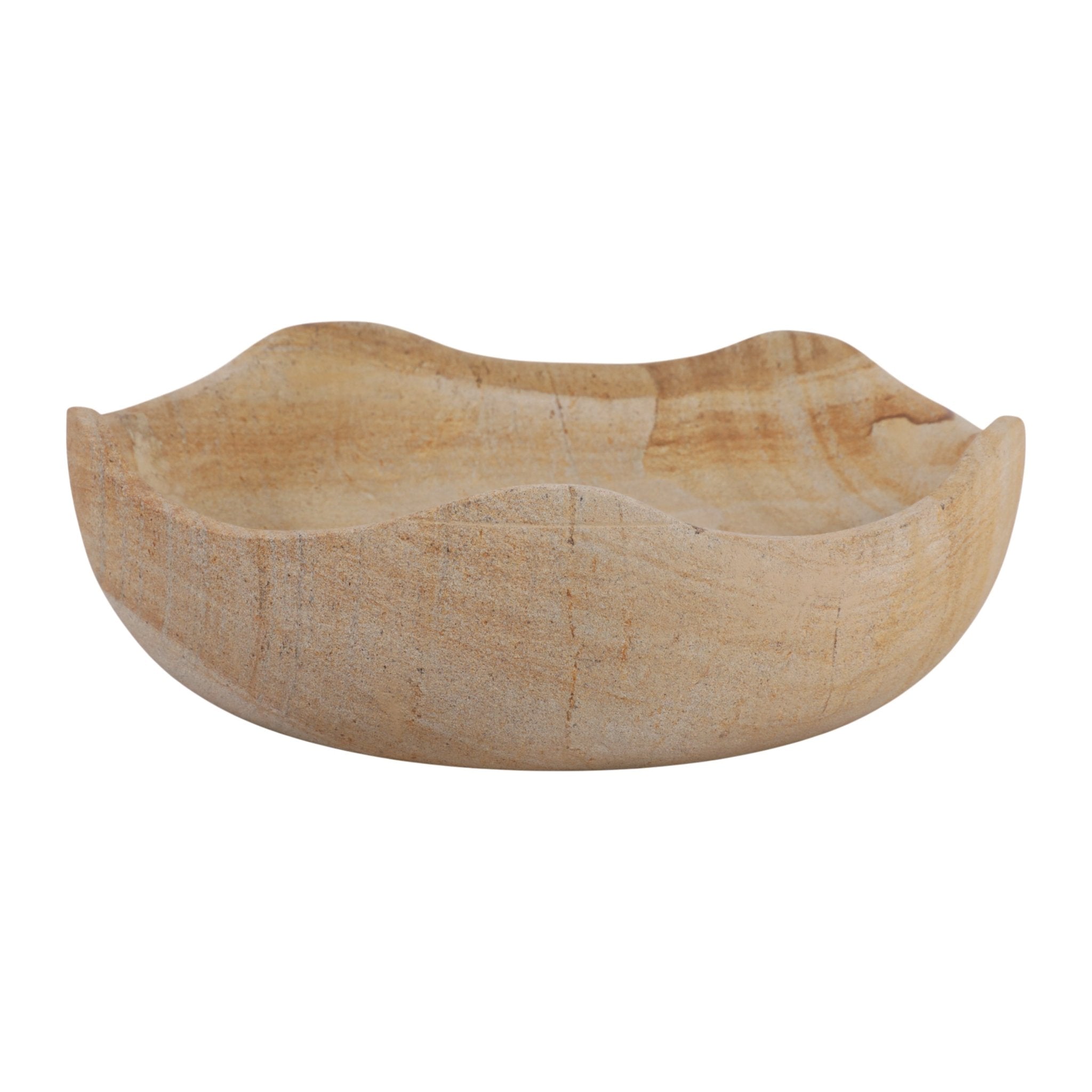 14" MANTRA PALIMANAN STONE BOWL Bowl| Sagebrook Home
