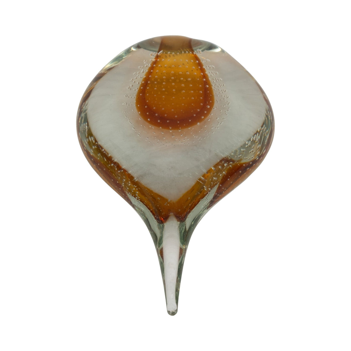 14" MEEDA AMBER CRYSTAL TEAR DROP Table Decors| Sagebrook Home