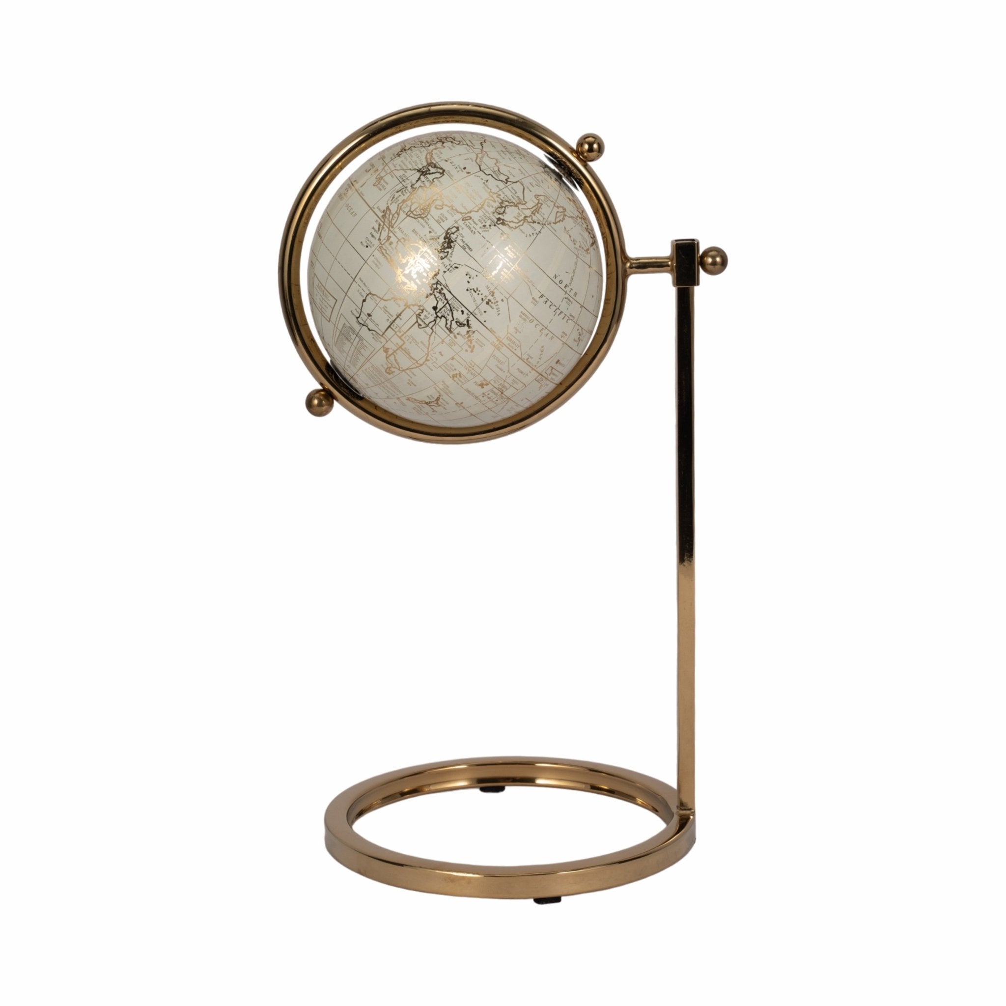 14" Meyer Gold Globe Table Decors| Sagebrook Home
