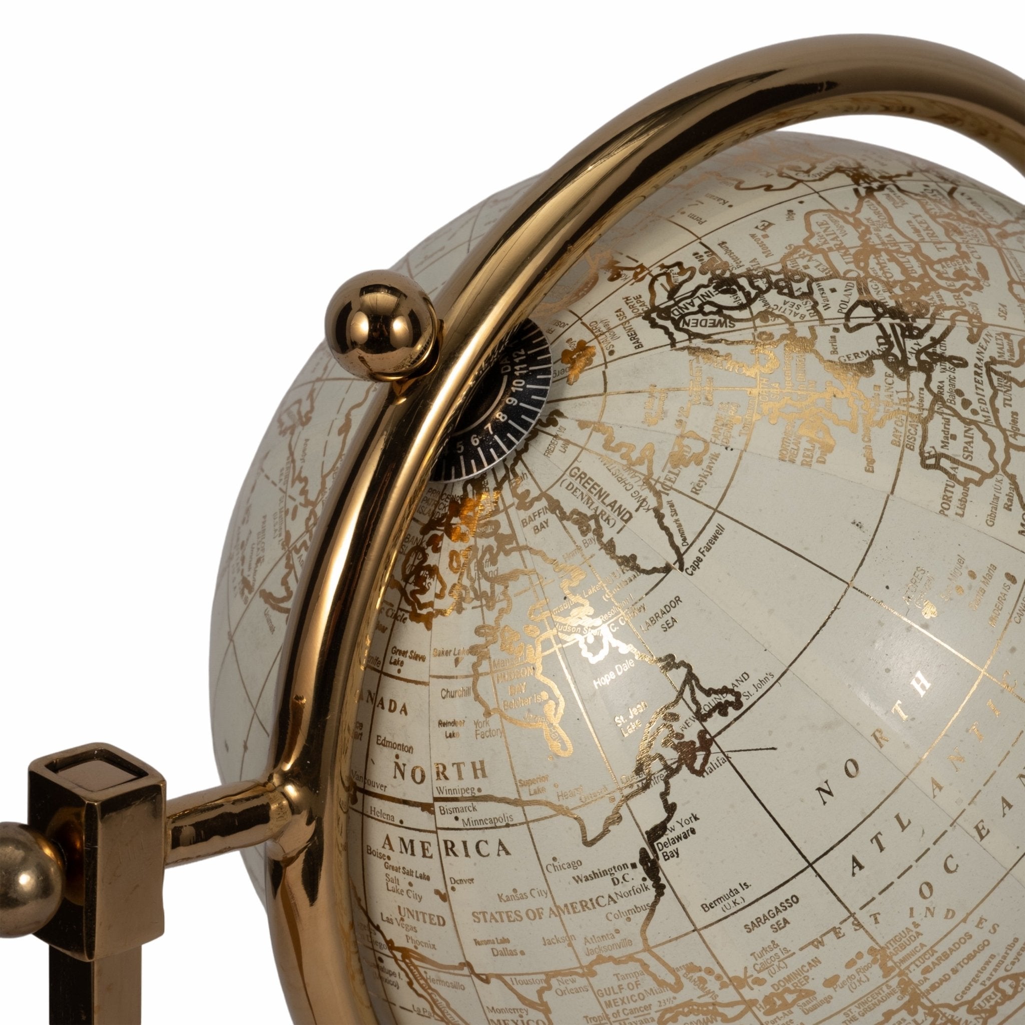 14" Meyer Gold Globe Table Decors| Sagebrook Home
