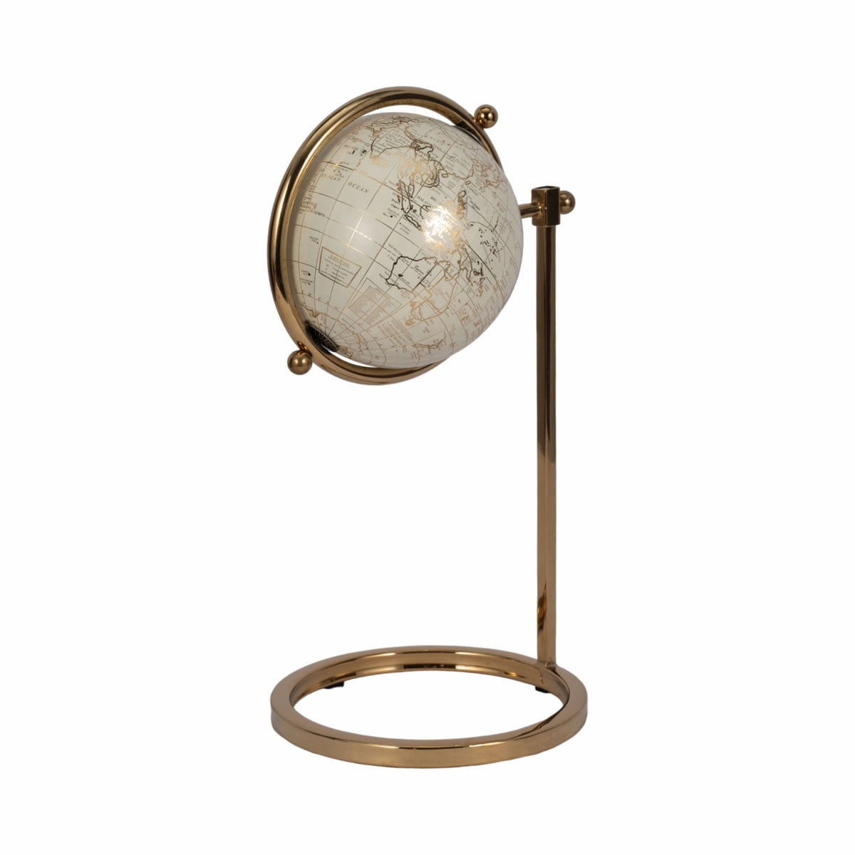 14" Meyer Gold Globe Table Decors| Sagebrook Home