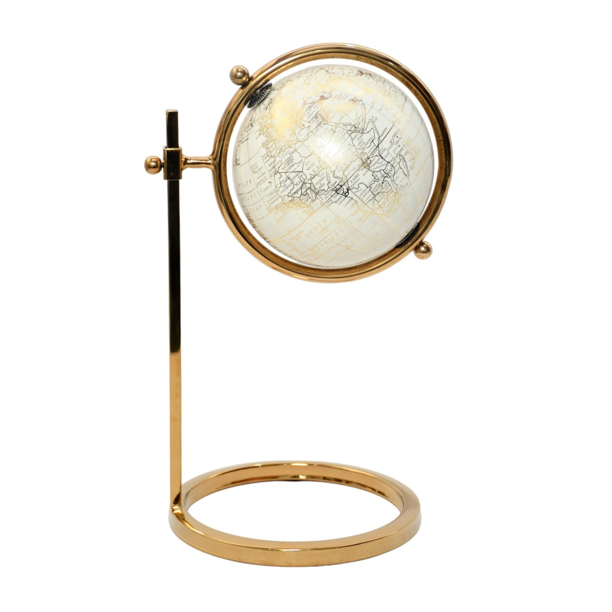 14" Meyer Gold Globe Table Decors| Sagebrook Home