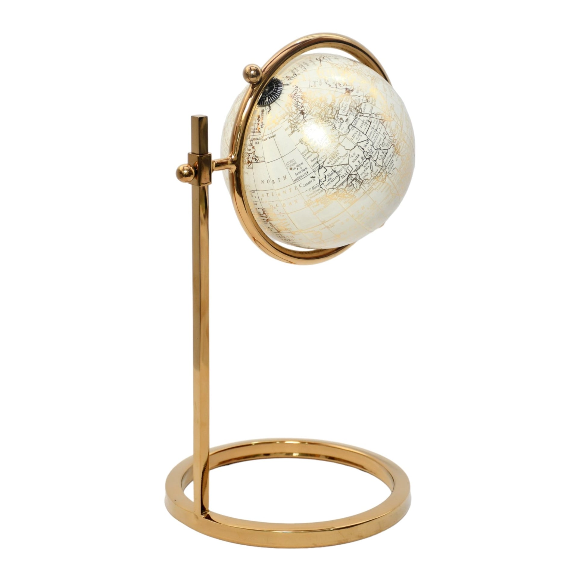 14" Meyer Gold Globe Table Decors| Sagebrook Home