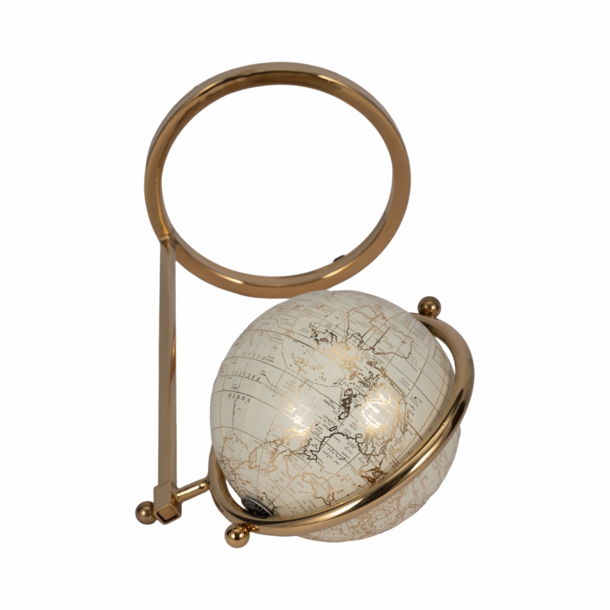 14" Meyer Gold Globe Table Decors| Sagebrook Home