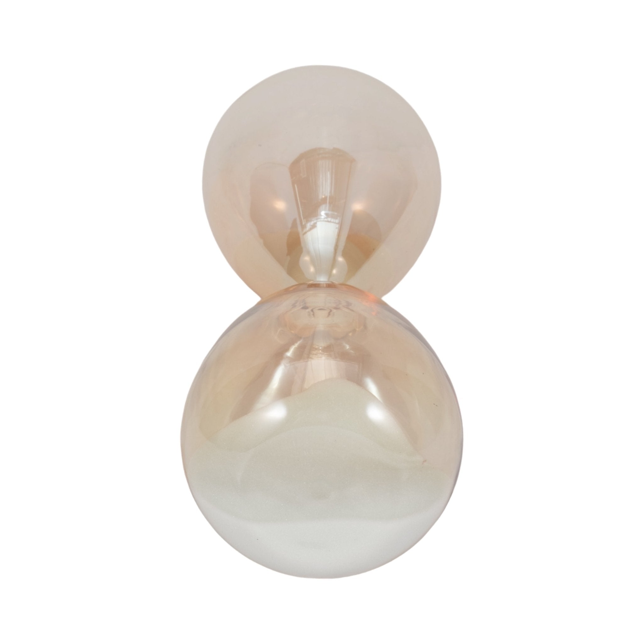 14" Midas Small Champagne Hourglass Table Decors| Sagebrook Home