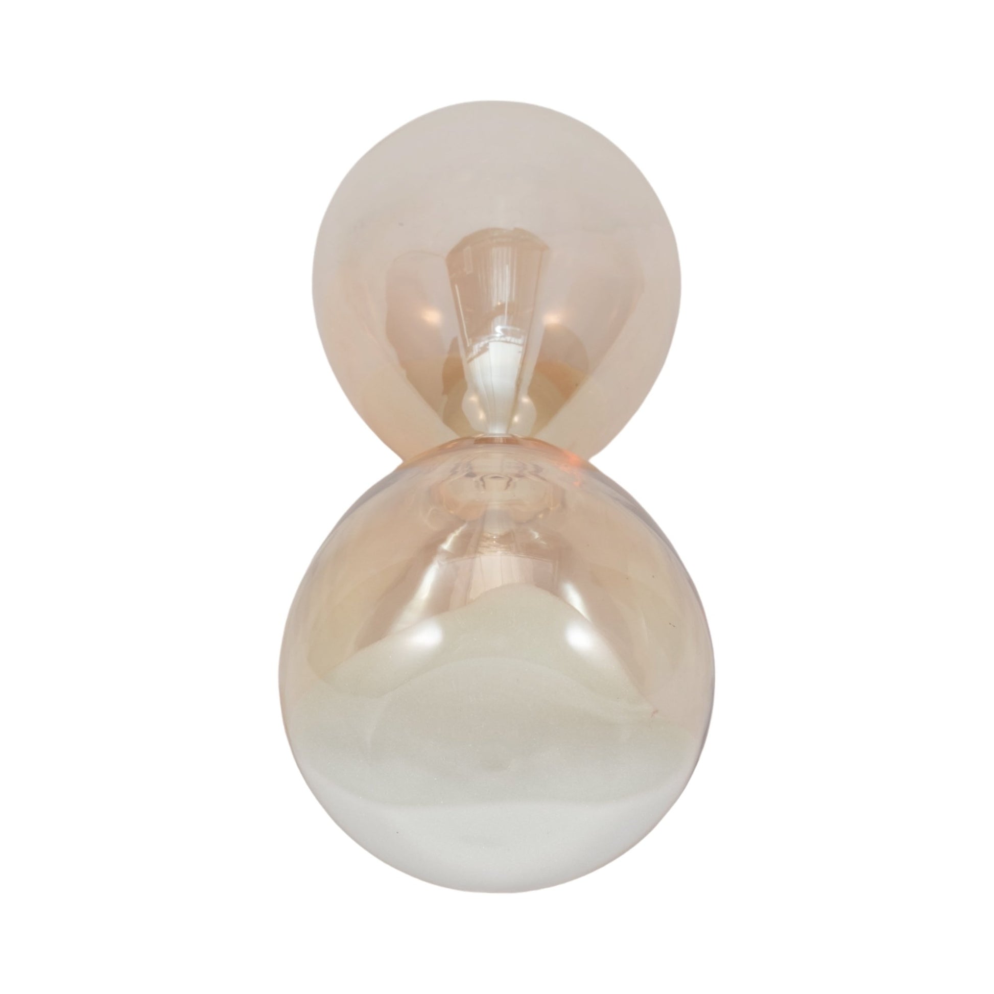 14" Midas Small Champagne Hourglass Table Decors| Sagebrook Home