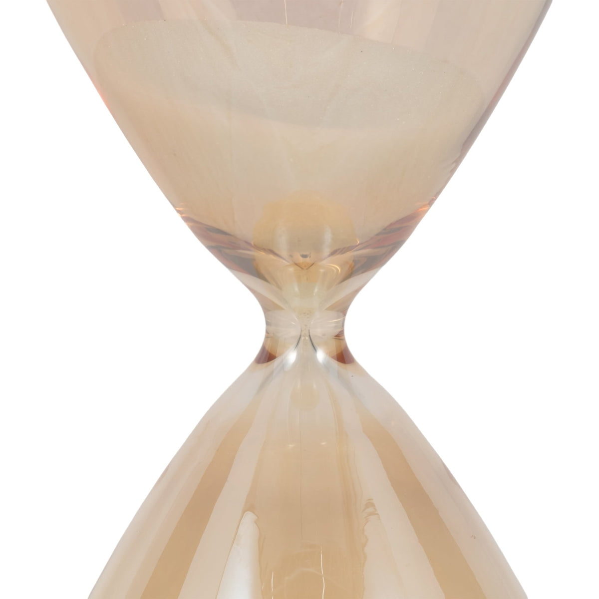 14" Midas Small Champagne Hourglass Table Decors| Sagebrook Home