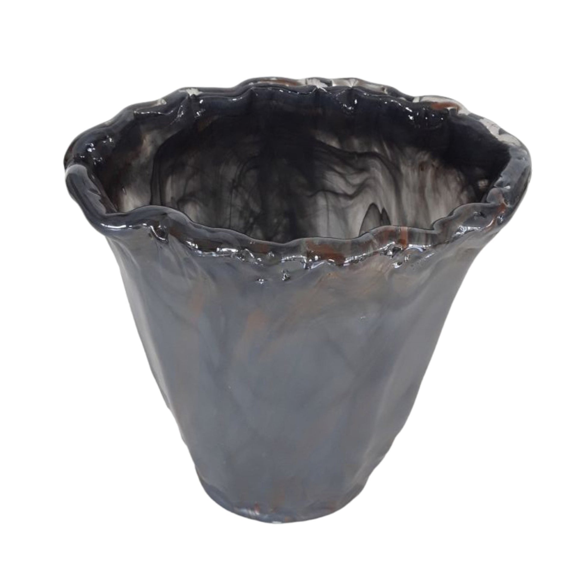 14" Orta Large Italian Art Glass Vase Vases and Jars| Sagebrook Home