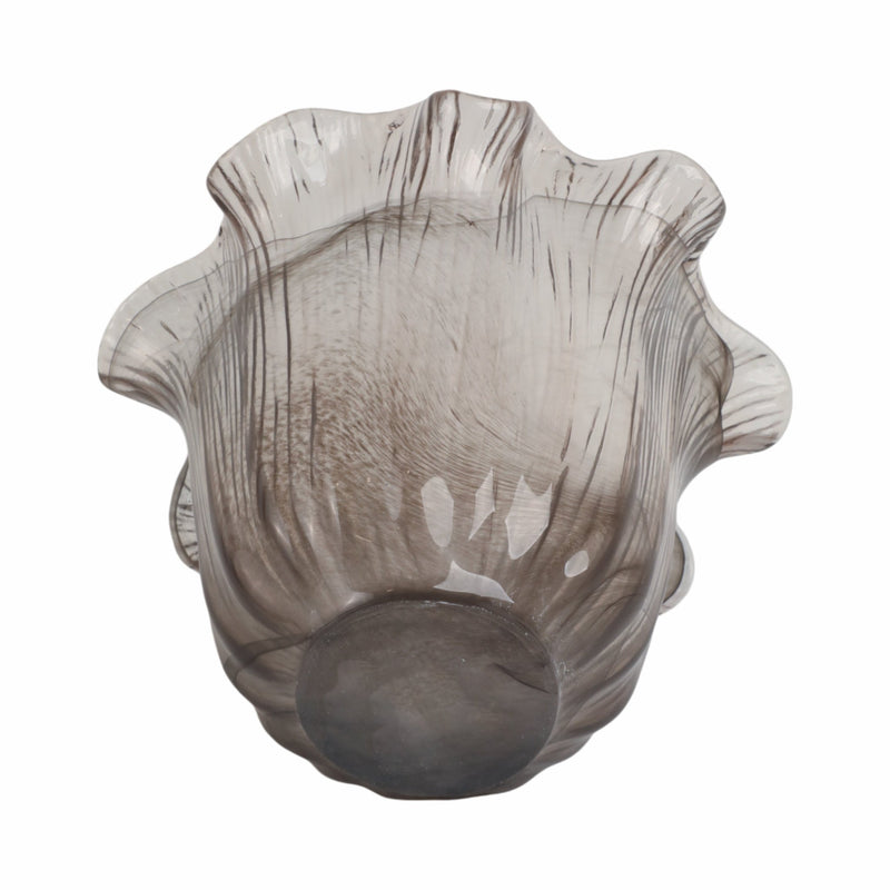 14" Varese Short Italian Art Glass Vase - Al Rugaib Furniture