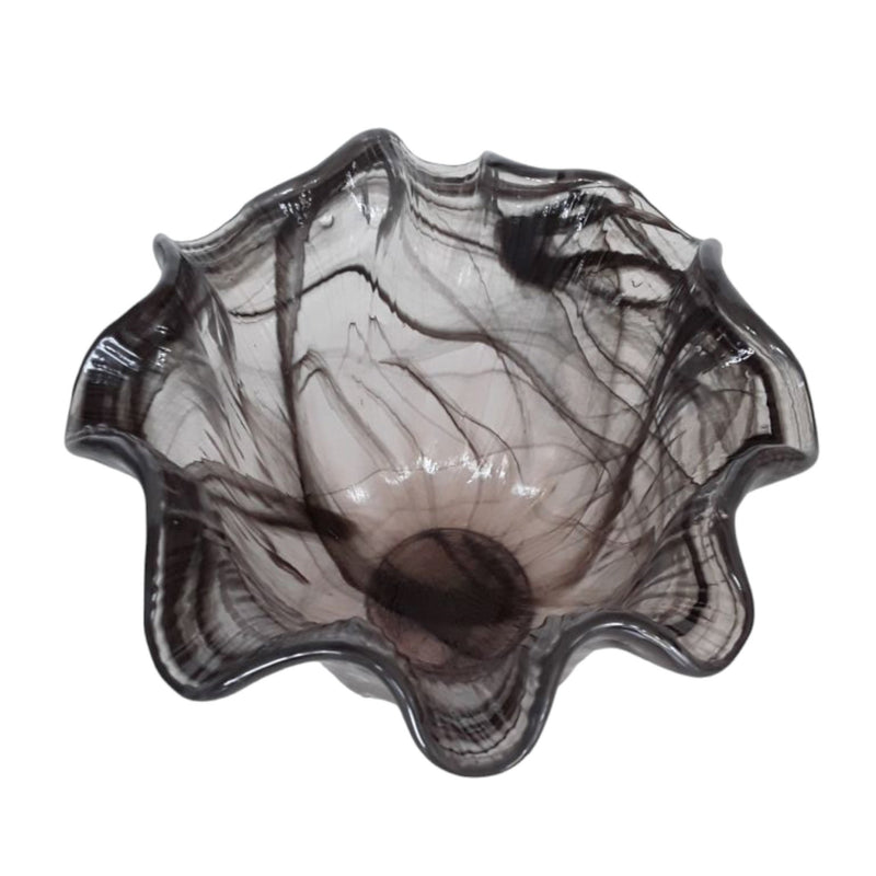 14" Varese Short Italian Art Glass Vase - Al Rugaib Furniture