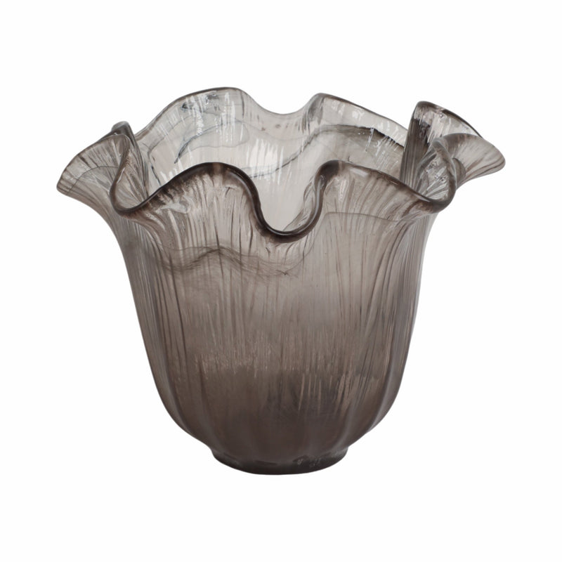 14" Varese Short Italian Art Glass Vase - Al Rugaib Furniture