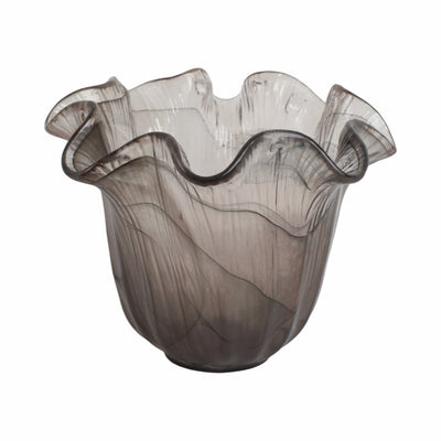 14" Varese Short Italian Art Glass Vase - Al Rugaib Furniture