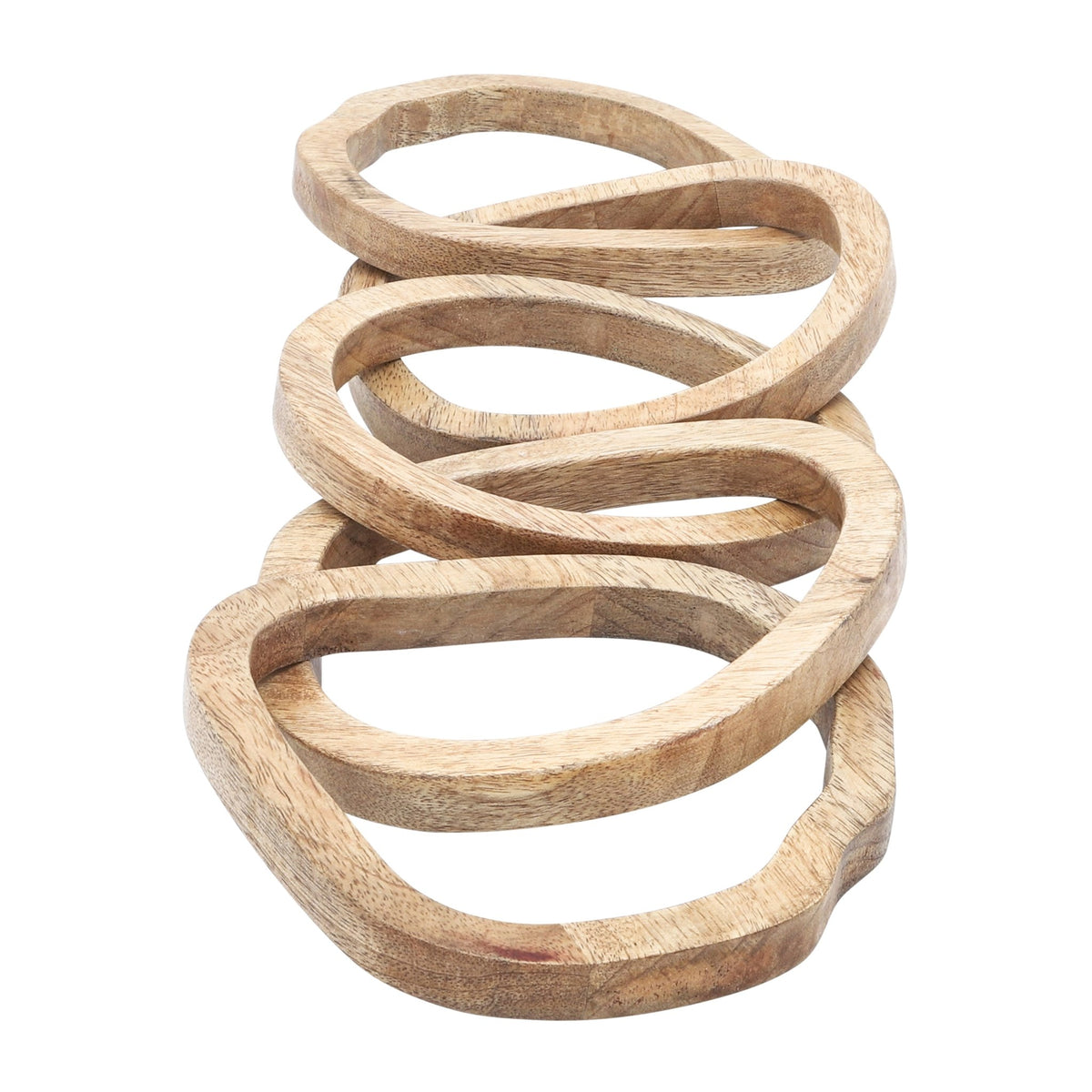 14" Wooden Pillar Holder, Natural Table Decors| Sagebrook Home