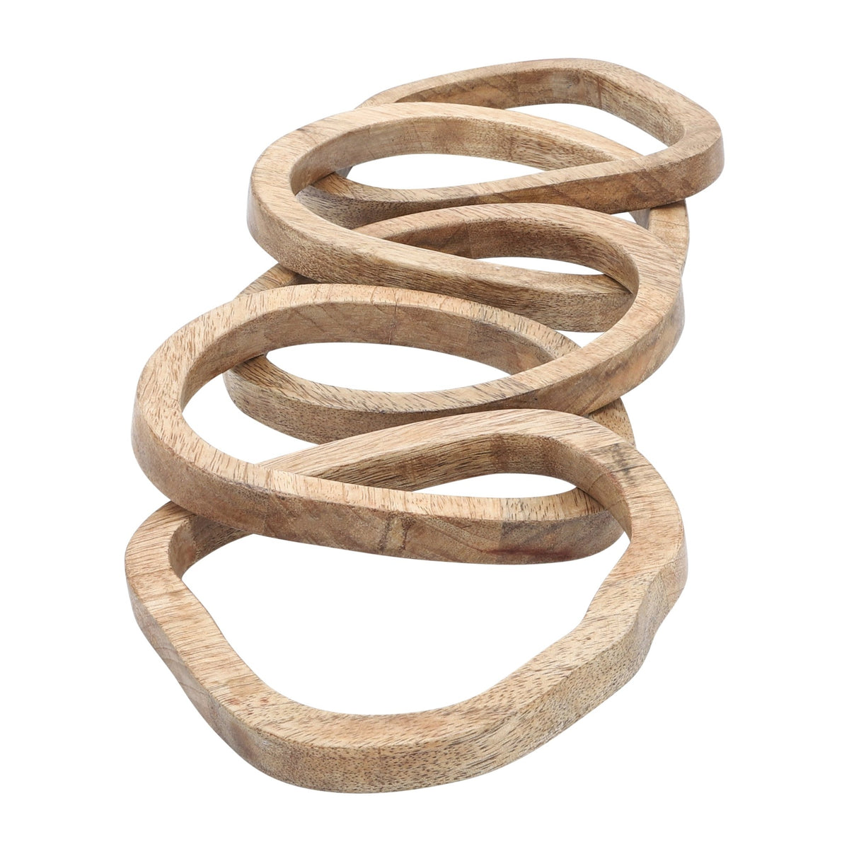 14" Wooden Pillar Holder, Natural Table Decors| Sagebrook Home