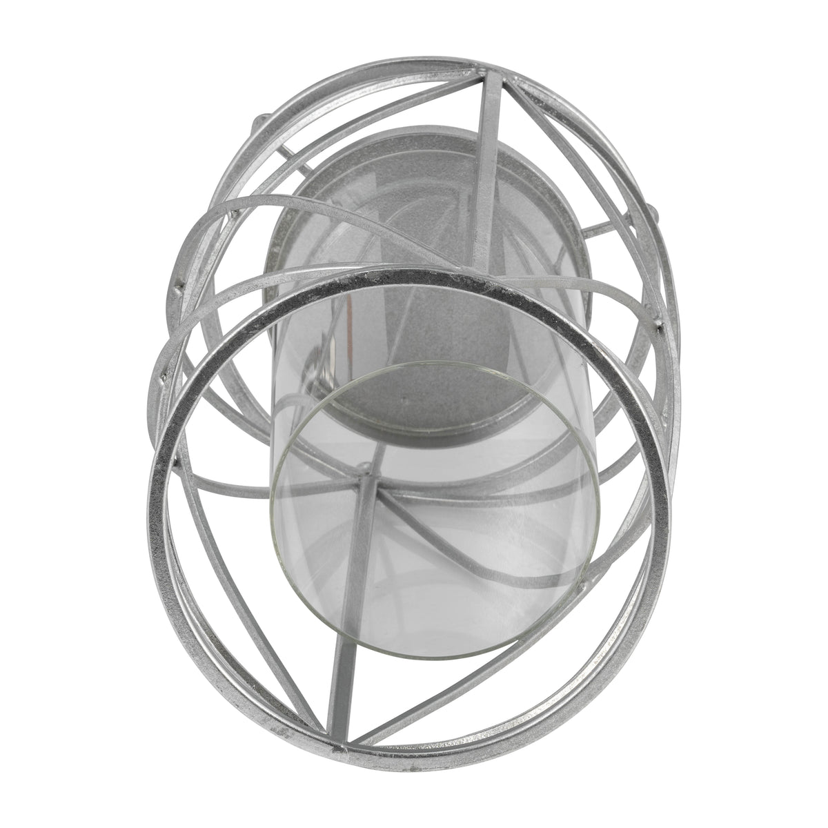 METAL 13" TABLE TOP DECOR, SILVER Candle Holders| Sagebrook Home