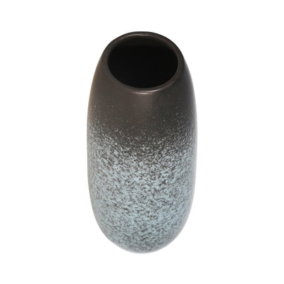CERAMIC 14 VASE , BLUE MIX