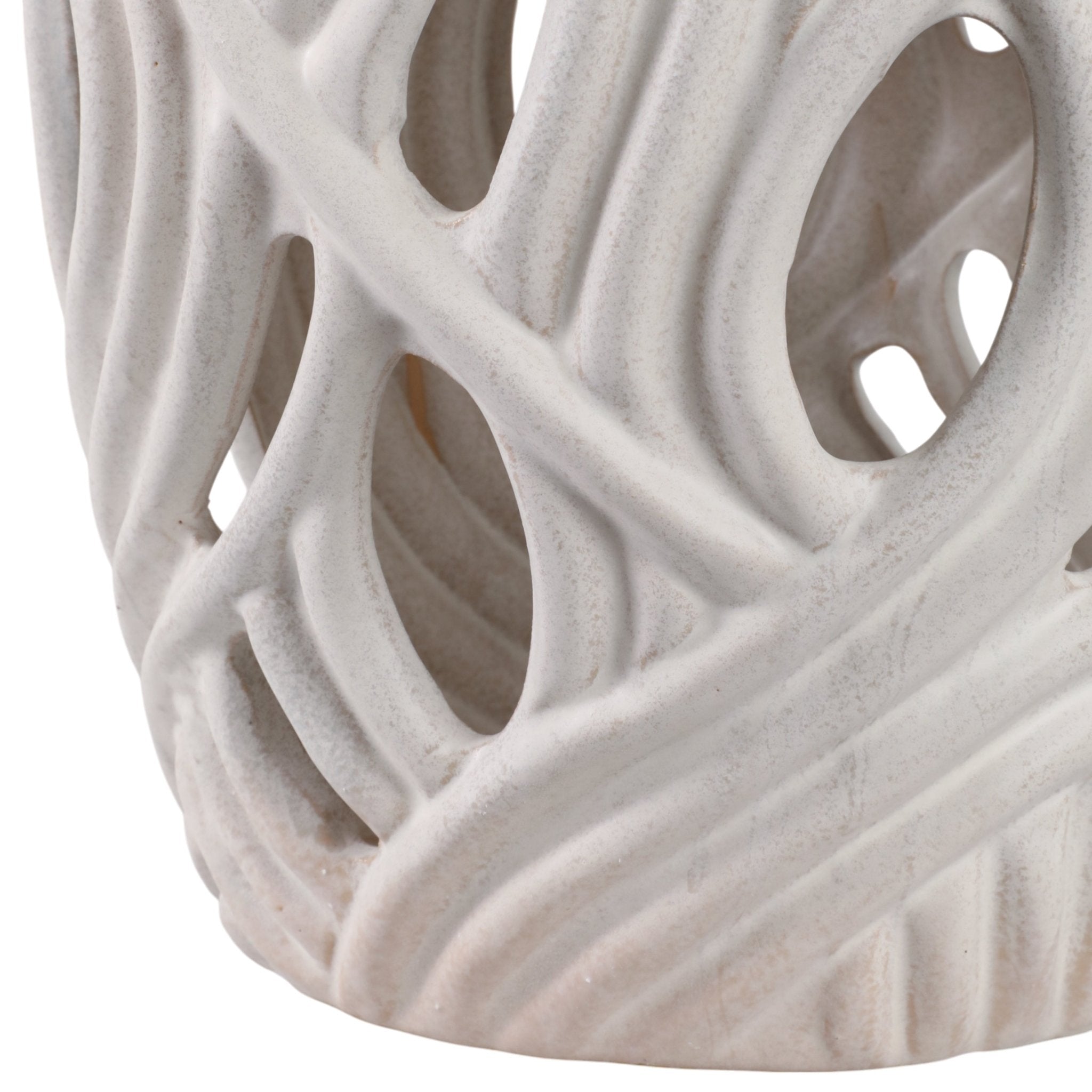 14x19 Alytus Wavy Garden Stool Stools| Sagebrook Home