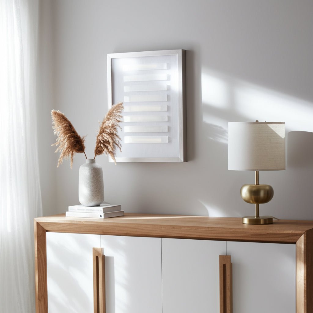 14X20 SORUS SELENITE STONE SHADOWBOX ART Wall Art| Sagebrook Home