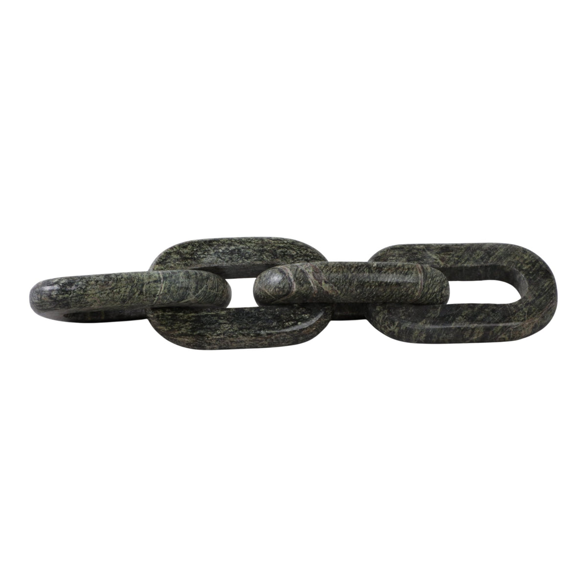 14X3" 4-LINK MARBLE CHAIN, FOREST GREEN Table Decors| Sagebrook Home
