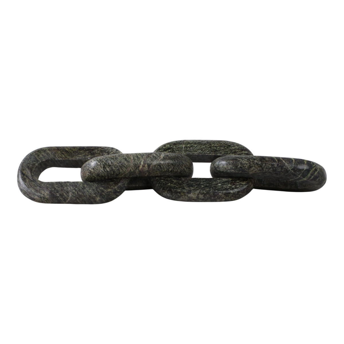 14X3" 4-LINK MARBLE CHAIN, FOREST GREEN Table Decors| Sagebrook Home