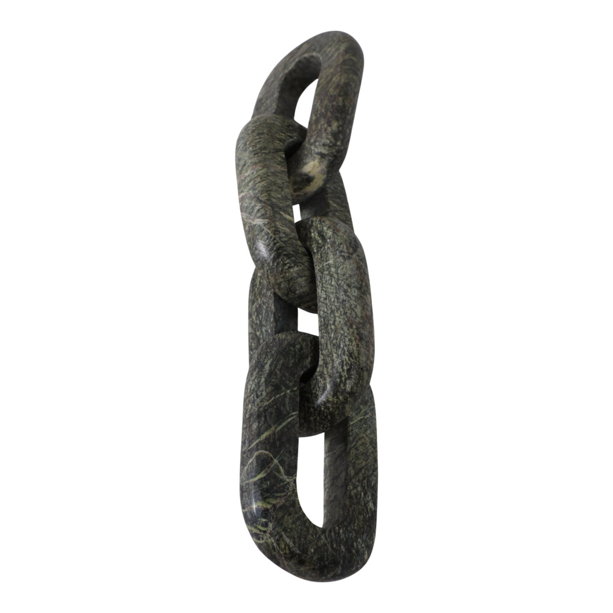 14X3" 4-LINK MARBLE CHAIN, FOREST GREEN Table Decors| Sagebrook Home