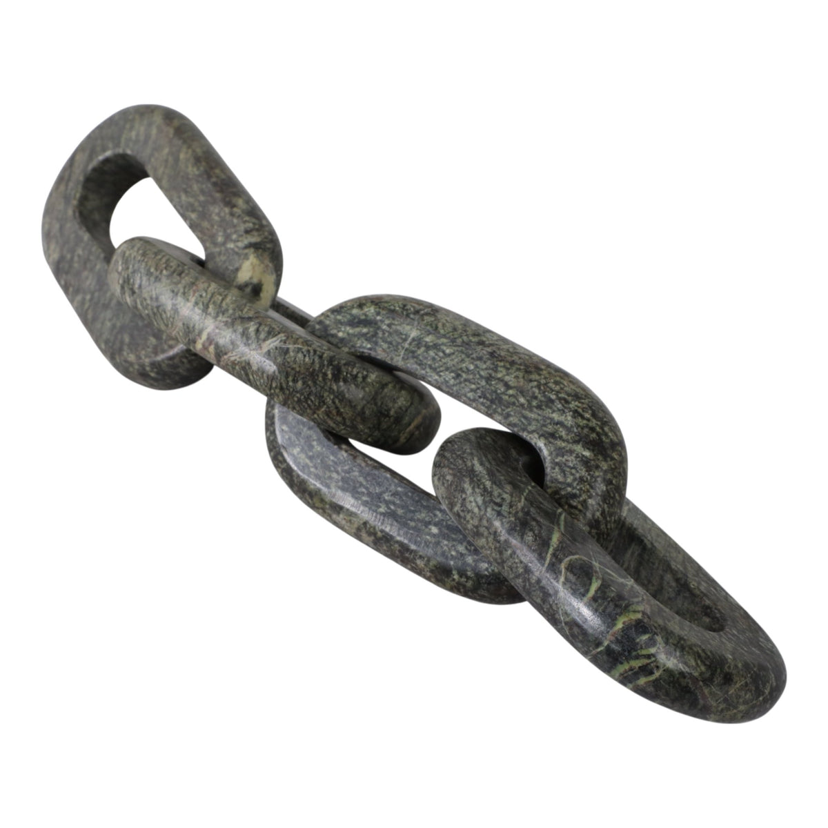14X3" 4-LINK MARBLE CHAIN, FOREST GREEN Table Decors| Sagebrook Home