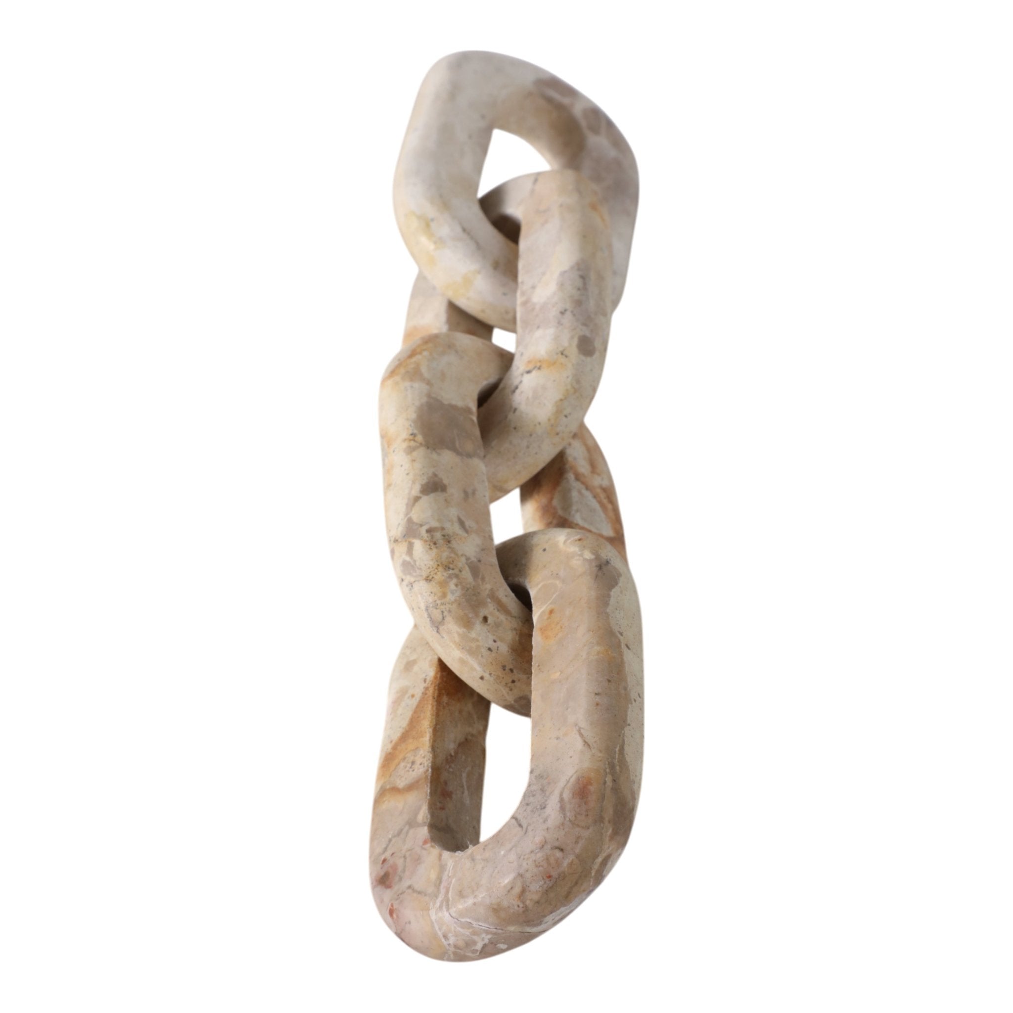 14X3" 4-LINK MARBLE CHAIN, LIGHT LEOPARD Table Decors| Sagebrook Home