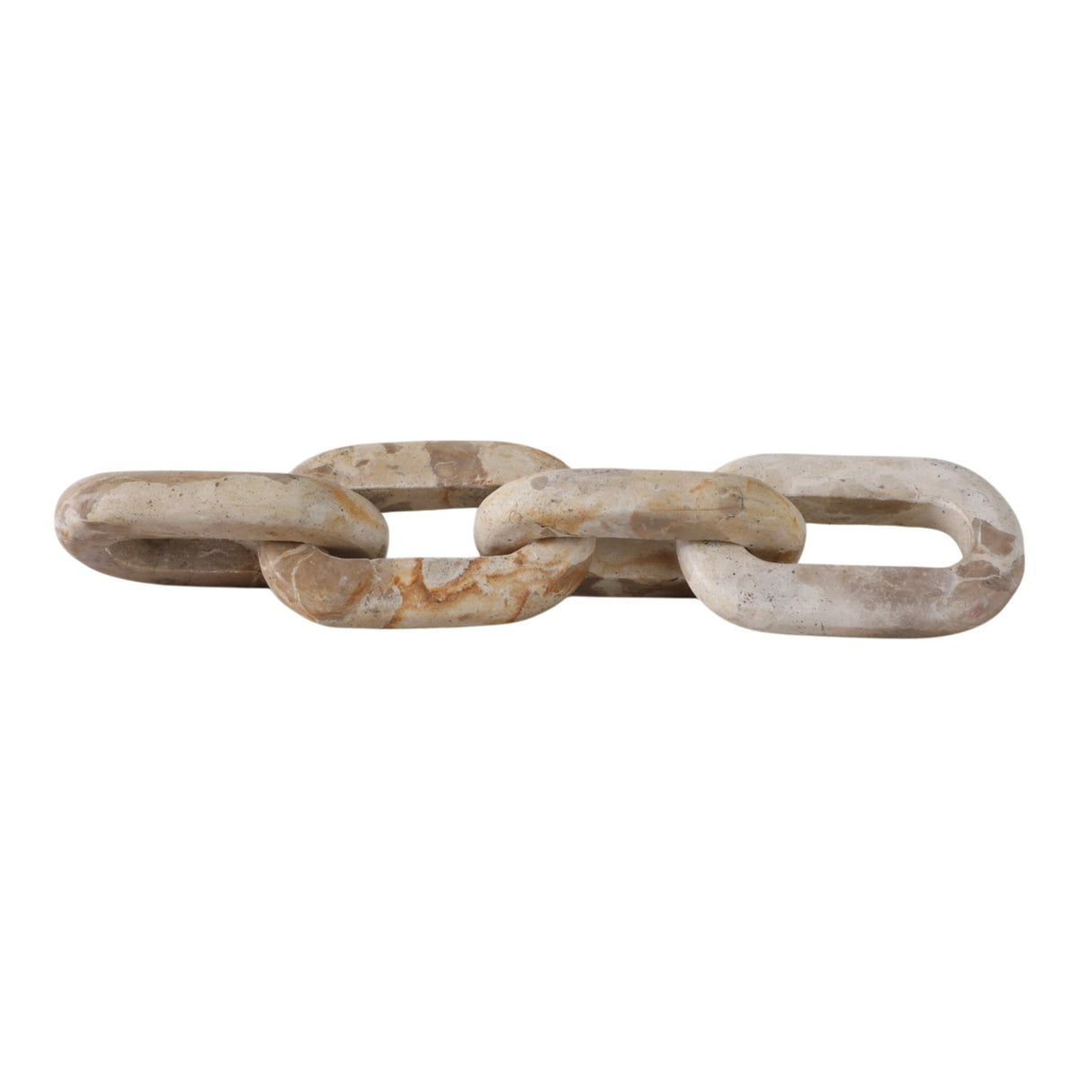 14X3" 4-LINK MARBLE CHAIN, LIGHT LEOPARD Table Decors| Sagebrook Home