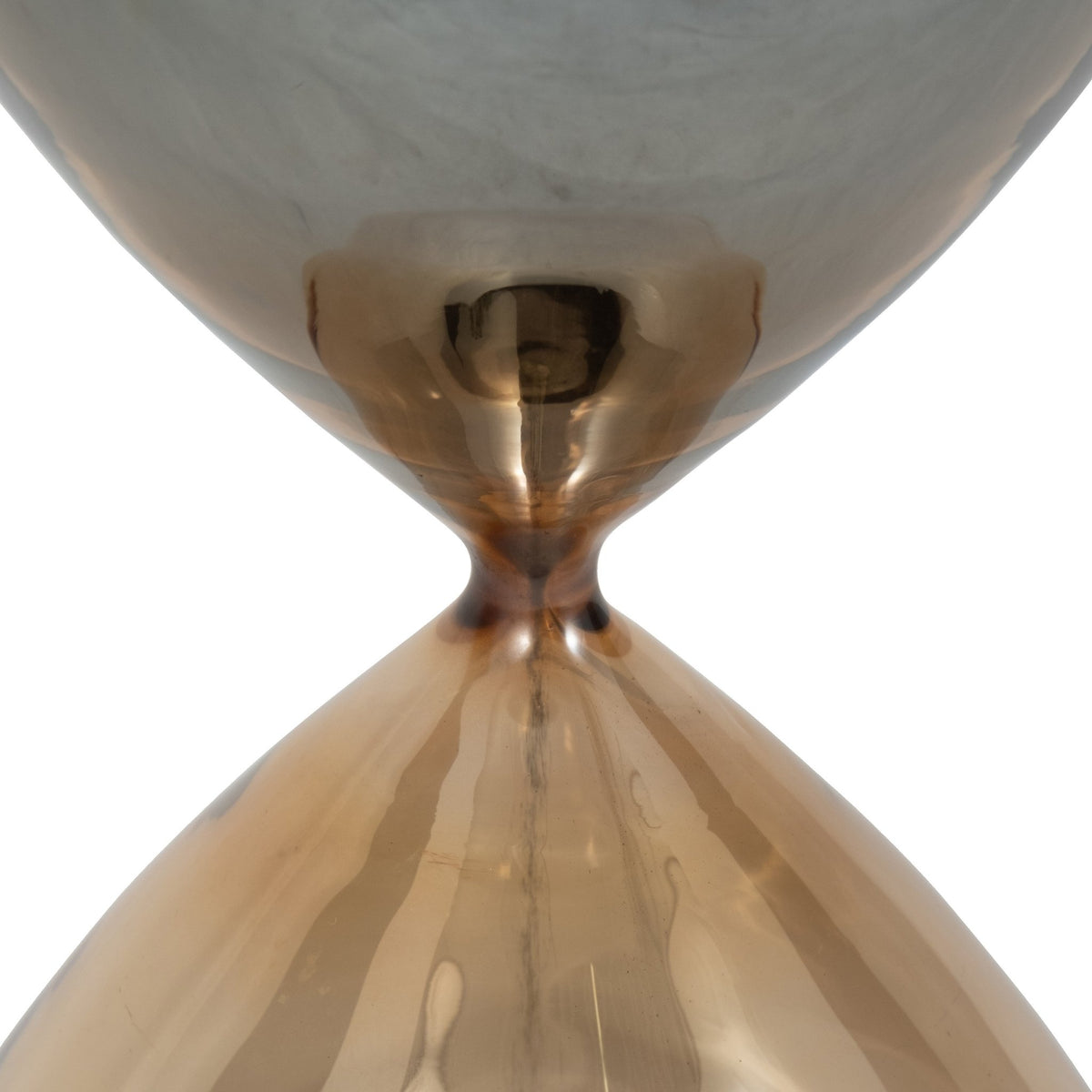 15" Ada Small Amber Hourglass Table Decors| Sagebrook Home