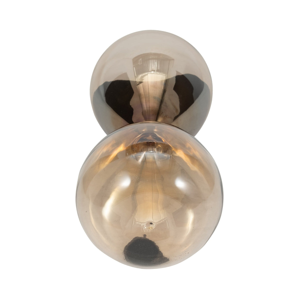 15" Ada Small Amber Hourglass Table Decors| Sagebrook Home