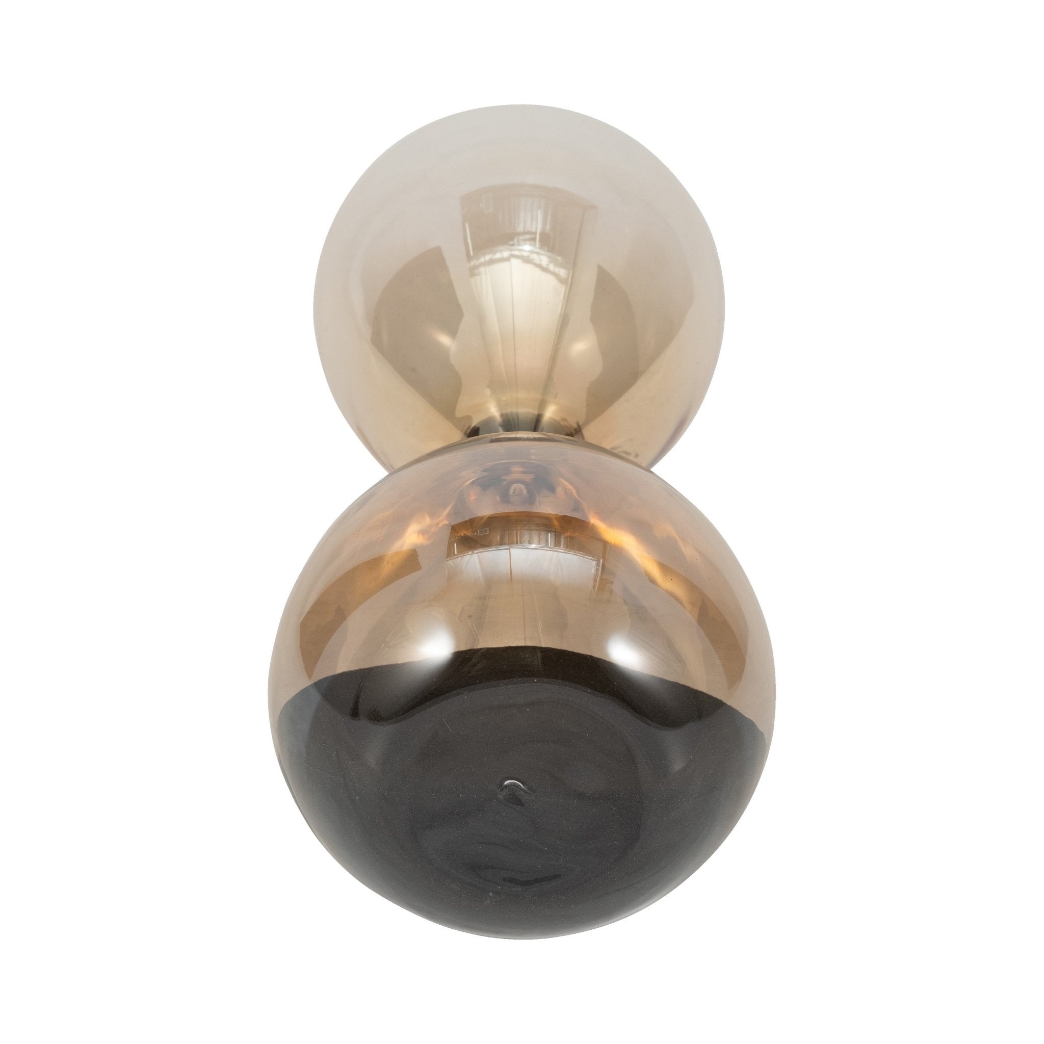 15" Ada Small Amber Hourglass Table Decors| Sagebrook Home