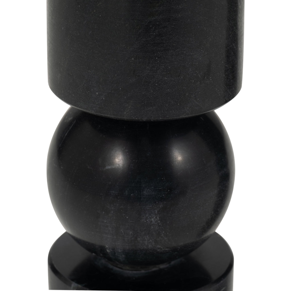 15" Hemmingway Black Marble Statuary Table Decors| Sagebrook Home