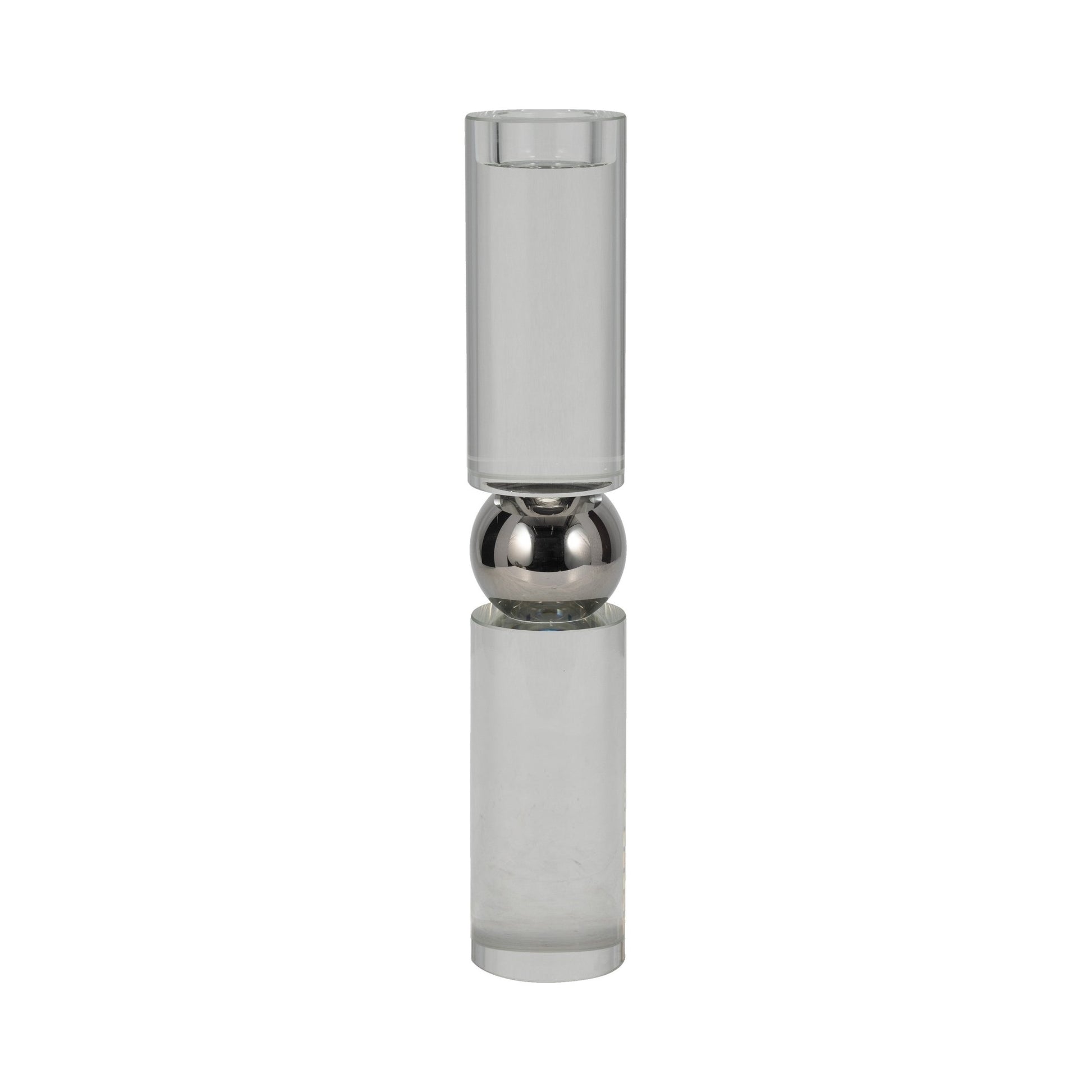 15" MARLA LARGE CRYSTAL CANDLESTICK Table Decors| Sagebrook Home