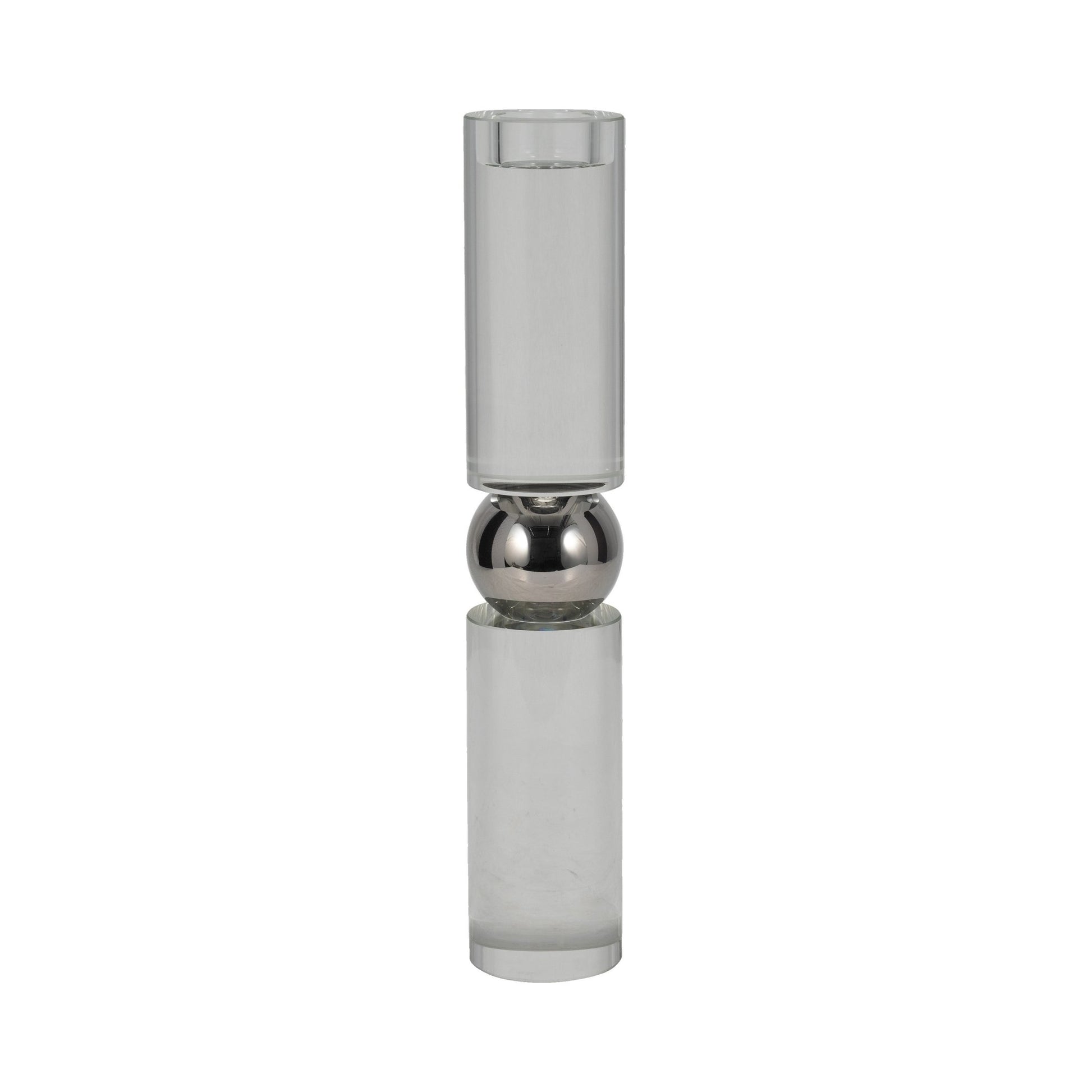 15" MARLA LARGE CRYSTAL CANDLESTICK Table Decors| Sagebrook Home