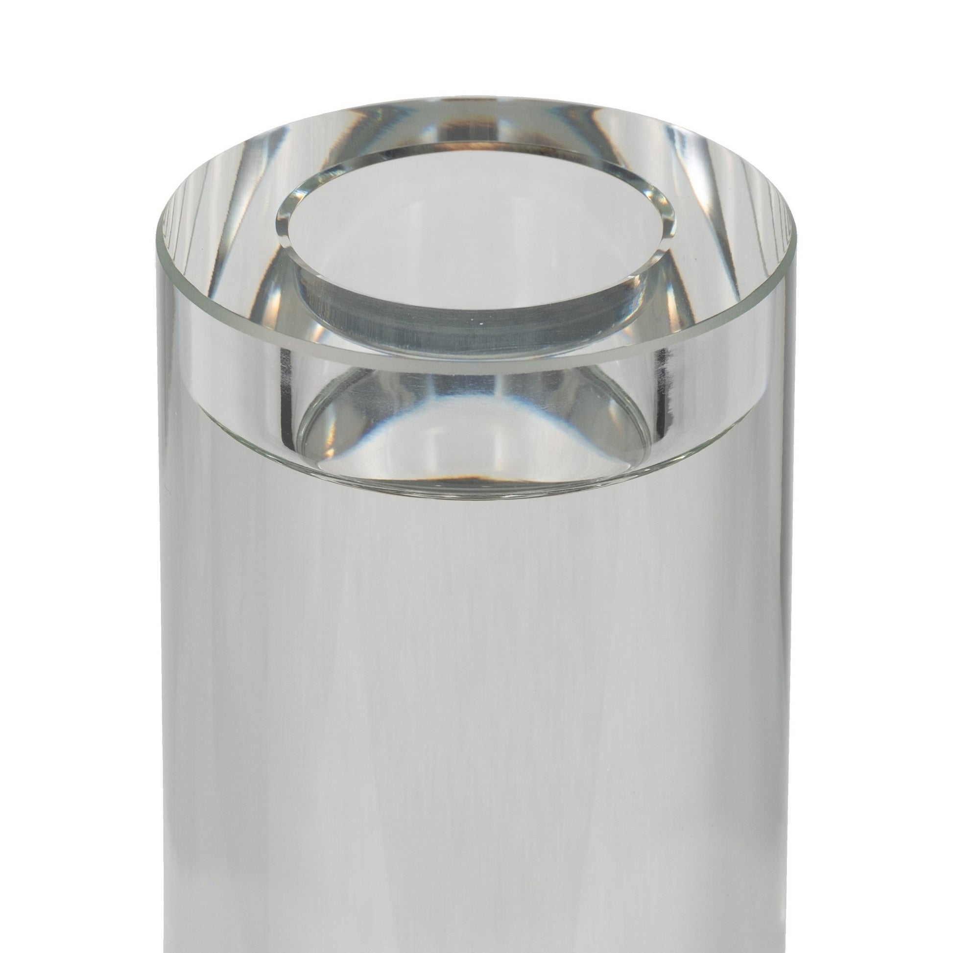 15" MARLA LARGE CRYSTAL CANDLESTICK Table Decors| Sagebrook Home