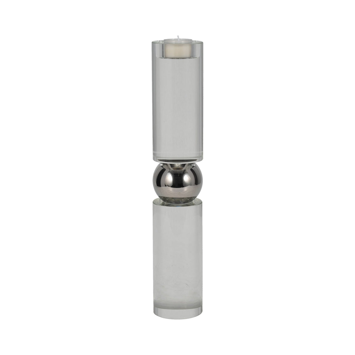 15" MARLA LARGE CRYSTAL CANDLESTICK Table Decors| Sagebrook Home