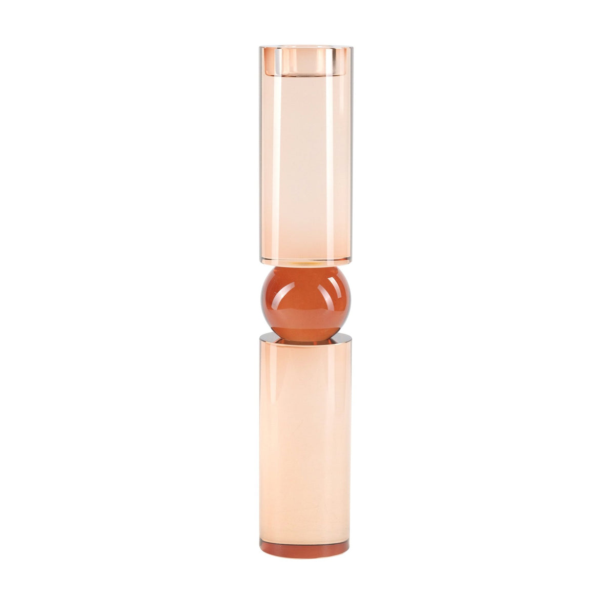 15" MARLA SMALL BRONZE CRYSTAL CANDLESTICK Table Decors| Sagebrook Home